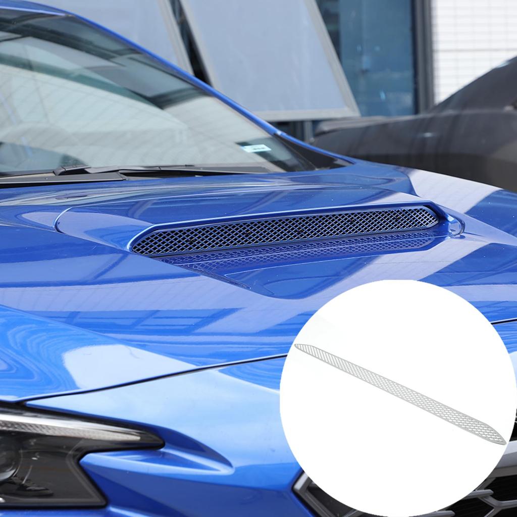 Rustfritt Stål Panser Ventil Panserdeksel for Subaru WRX Luftventil Trim Ventil Inntaksscoop Turbo Front Luft Bilpanser Dummy Luft Eksteriør Biltilbehør