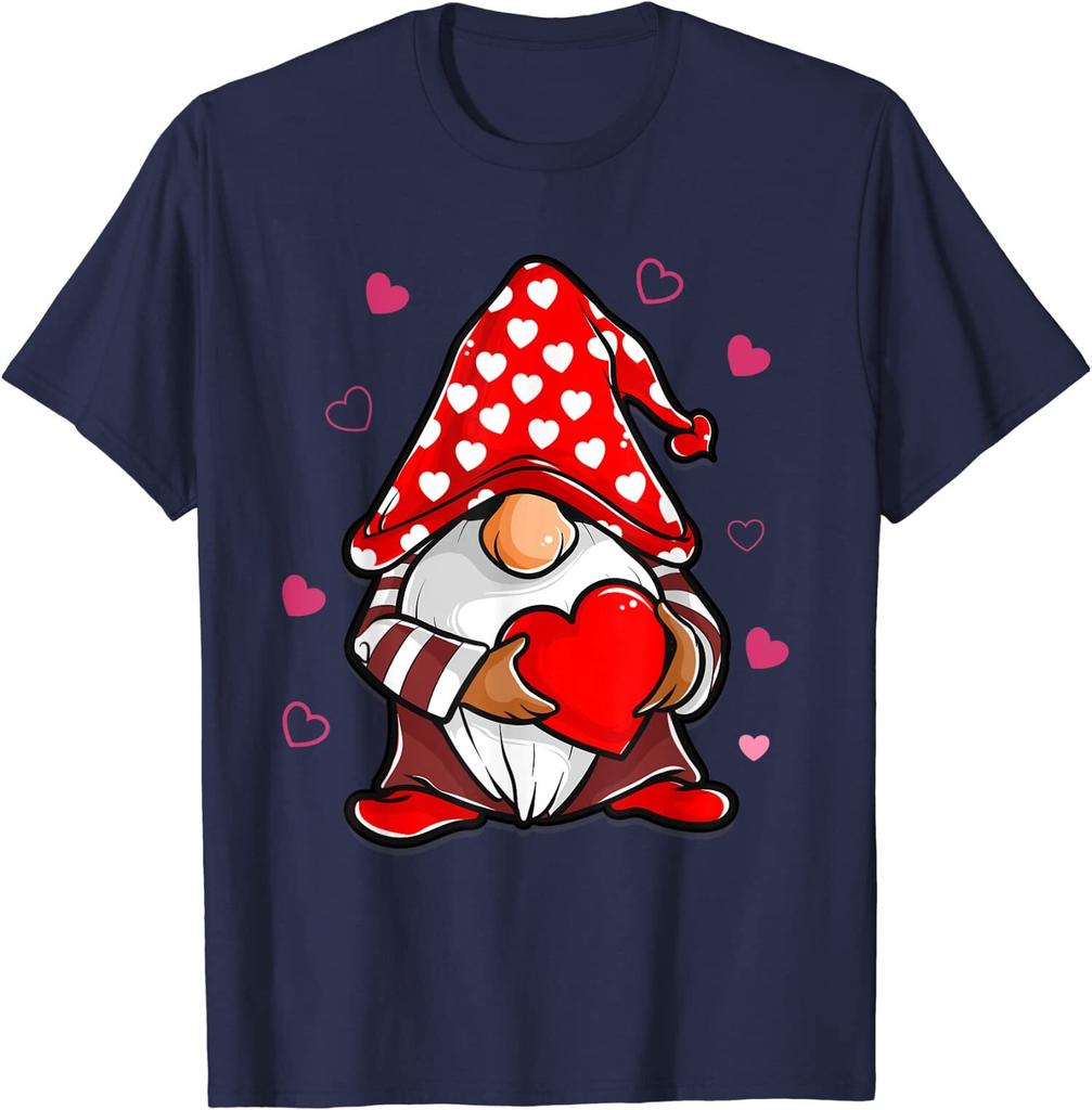 Valentines Day Gnome Love Funny Gift Funny Heart Unisex T-Shirt
