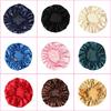 Luxurious Satin Sleep Night Cap For Curly Hair Beauty Salon Head Cover Bonnet Hat