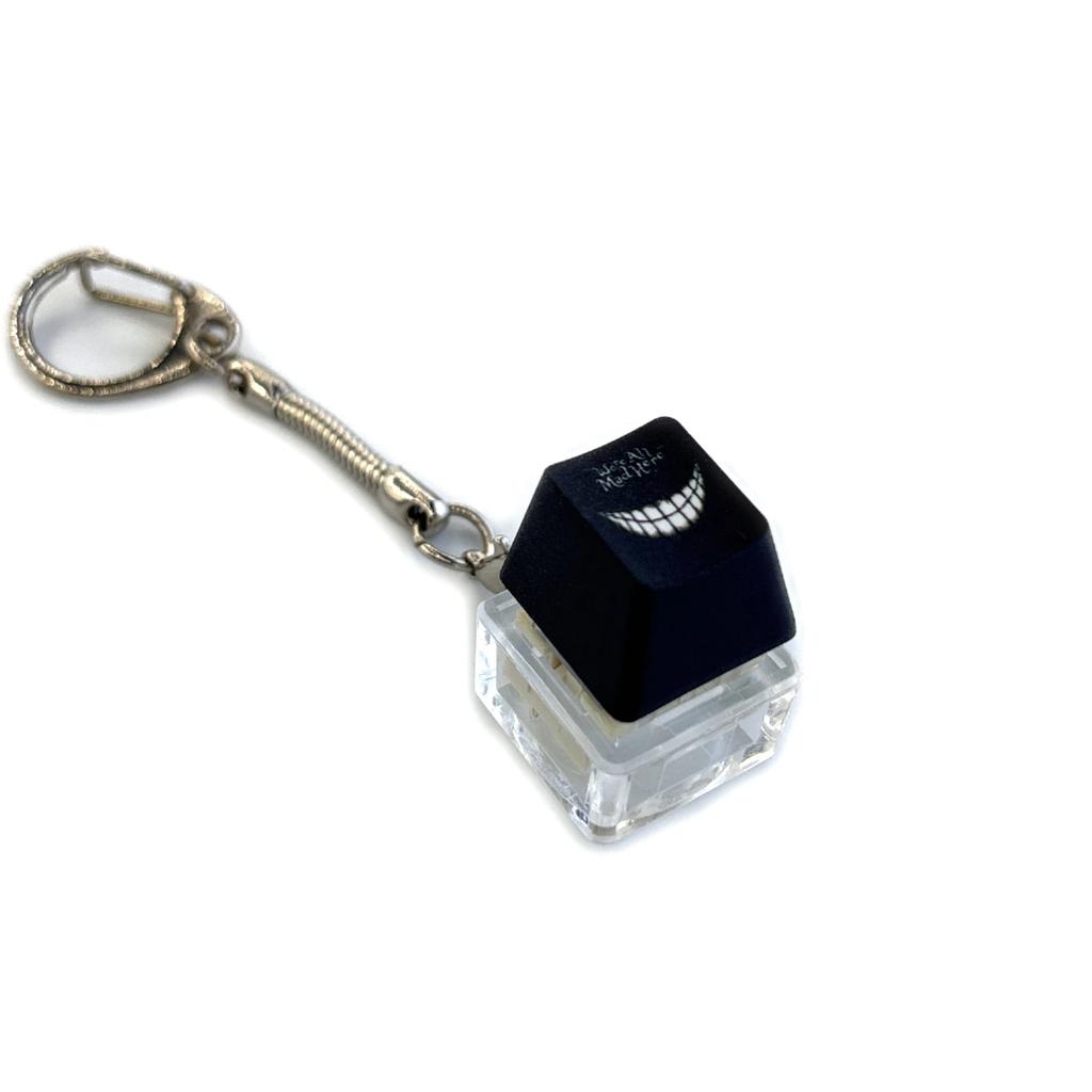 Decompression Keychain Mechanical Keyboard Button Keyring Fingertip Key Cap Pendant Antistress Toy