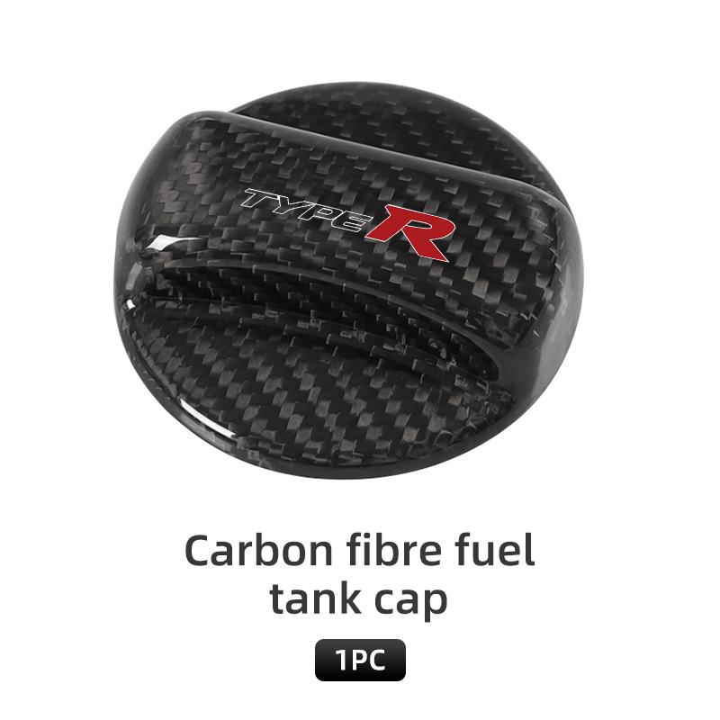 

Car Logo Fuel Tank Cap Real Carbon Fibre Fuel Tank Cover Accessories For Honda TypeR Accord Civic CRV Jazz Fit HRV Vezel Odyssey