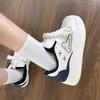 Thick-soled Heightening Original Niche Bread Shoes Autumn and Winter New Little White Shoes Versatile Board Shoes Women