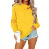 Ladies' Casual Women's Printed Round Neck Pullover Hoodie