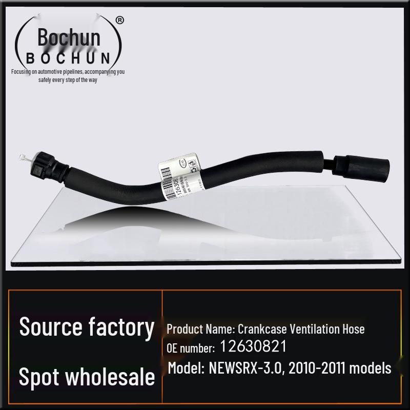 Cadillac SRX 3.0 Crankcase Vent Hose Valve Cover Exhaust Pipe Accessories