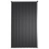 Vidaxl Garden Shed, Anthracite, 161X89X161 Cm, Galvanized Steel