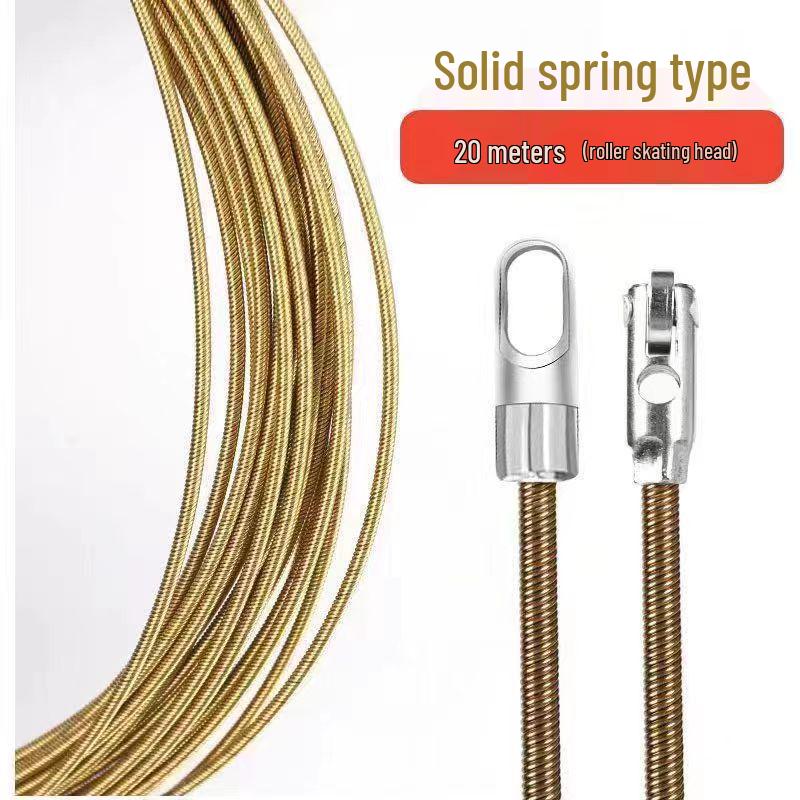 Electrician's Universal Wire Puller: Solid Spring Threading Tool for Through-Wall Wire Installation.