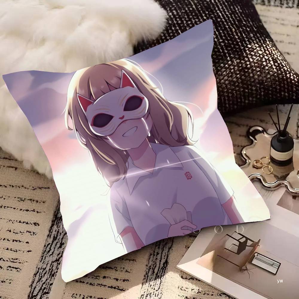 Anime Movie A W-Whisker Away Pillow Case Fashion Square Pillowcase Bedroom Sofa Room Ins Decoration Leisure