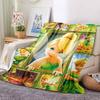 1Pc Tinkerbell'S Garden Blanket Soft And Comfortable Casual Warm Camping Travel Christmas Halloween Xmas Gift M924552
