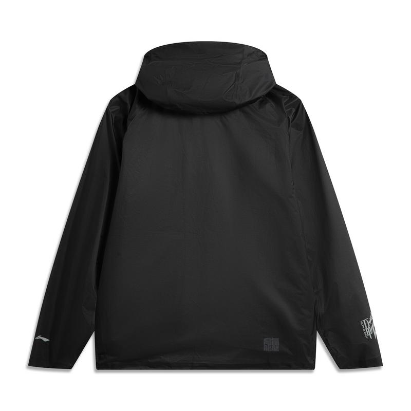 Li Ning CF Su Wan Long Jia Series Outdoor Comfortable Casual Simple Loose Zipper Hooded Ultra Light Waterproof Windproof Jacket AEMV015-4