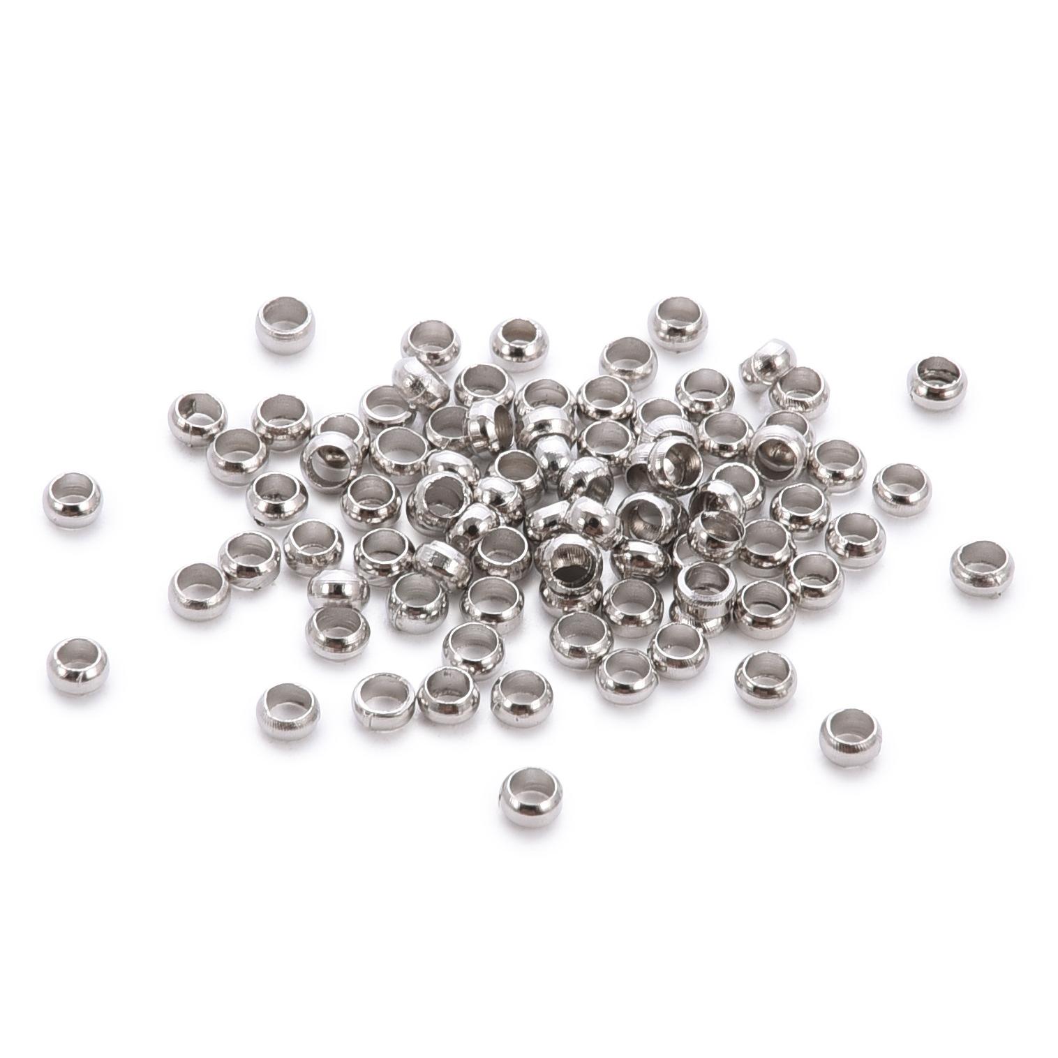 

Круглые медные шарики на конце бусины из металла для браслета, ожерелья, украшения своими руками, аксессуары 2mm X 500Pcs