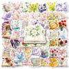 56 Books Books Floral Graffiti Stickers Car Trunk Scooter Decorative Stickers Waterproof