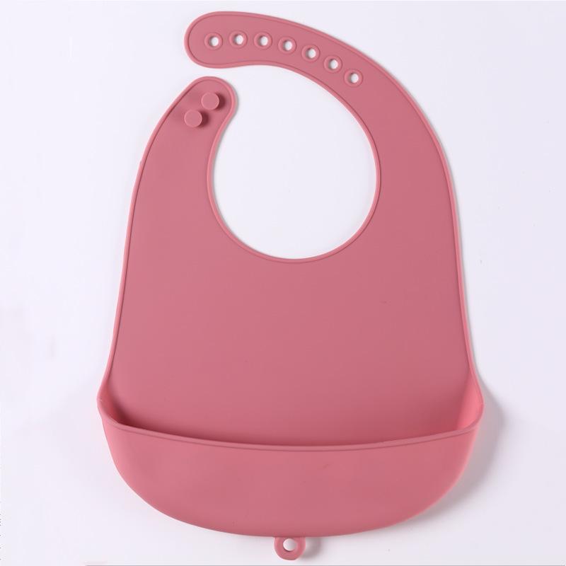 1/2pcs Food Grade Infant Eating Bibs Simple to Clean Baby Drool Towels Waterproof Children