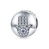 Genuinecopper Evil Eye Blue Zircon Round Lucky Charms Beads Fit Pandachoriginal Bracelets Fine Diy Birthday Jewelry