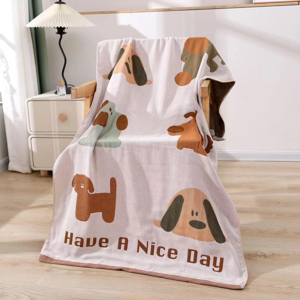Gauze Quick-Dry Pure Cotton Oversized Bath Towel for Men & Women