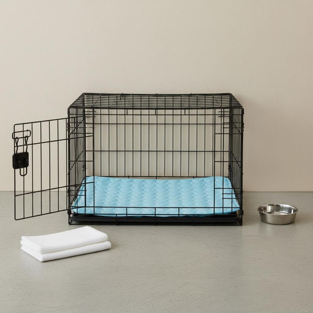 Pet Cooling Mat Breathable Dog Cooling Pad Lightweight for Felines, Summer