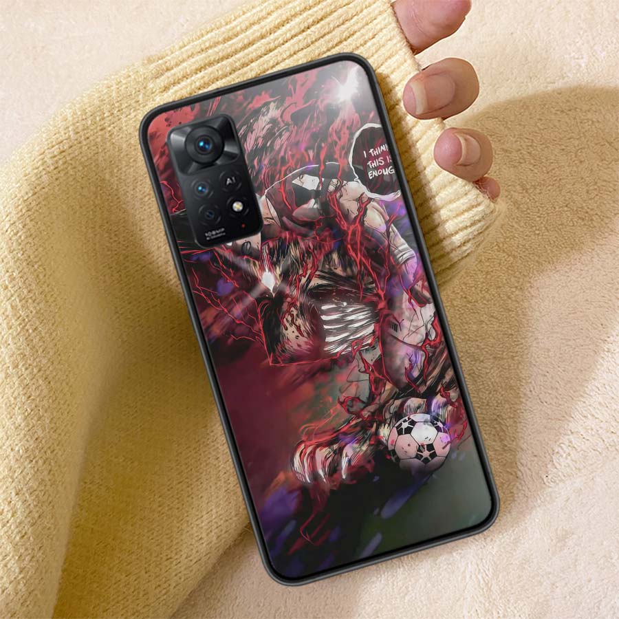 Blue Lock Anime Phone Case For Redmi 13C 14C Note 14 13 Pro Plus 5G 12 12C 10A 10C 10 9A 9C 9T 9 8 8A K70 Pro Cover TPU Shell Co