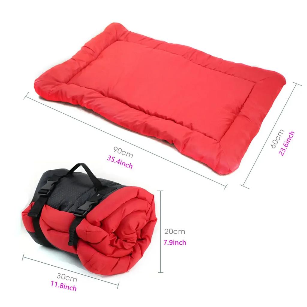 Portable Dog Mat Bed Foldable Puppy Kennel Sofa Bench Cushion Waterproof Outdoor Travel Camping Pet Rest Mat Pet Couch Mat Beds