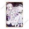 Re Zero Metal Sign Printing Decoration Cinema Designing Tin Sign Poster