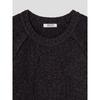 Anggae Wilted Knit Pullover Brown