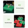 24Pcs 3D Christmas Cookie Storage Case Handmade Gift Boxes for Holiday Treats Decorative Biscuits Packaging Box