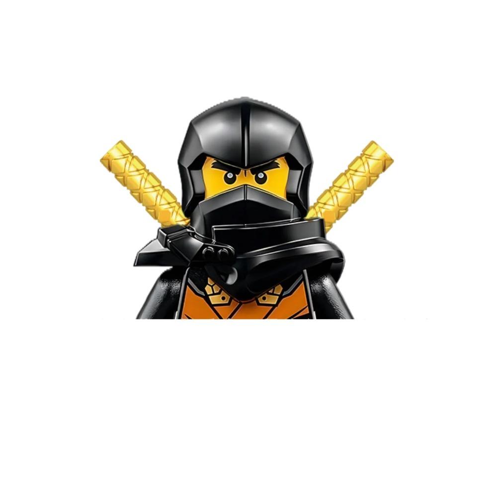 8cm Ninja Set Building Blocks Woodfire Dragons Forbidden Five Mini Action Figure Toys