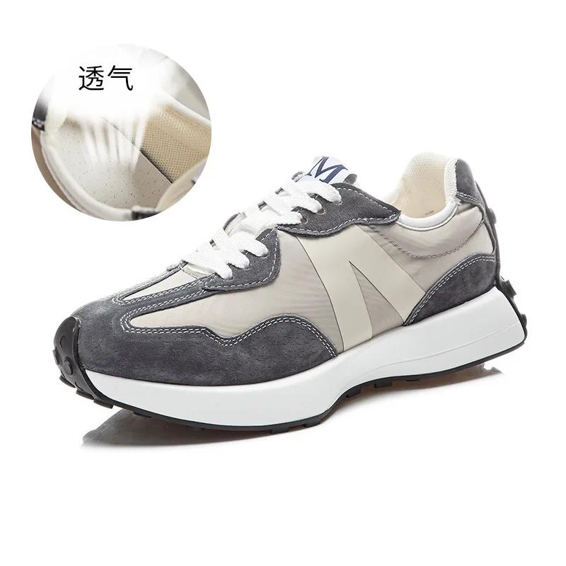 Women Sneakers Women's Fashion Breathable Platform Thick Bottom Female Casual Black Grey Shoes Up Vulcanized Drop Shipping