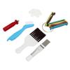 Air Conditioner Fin Cleaner Set 3 Different Fin Comb Condenser Fin Straightener and 2 Different Brush Condenser
