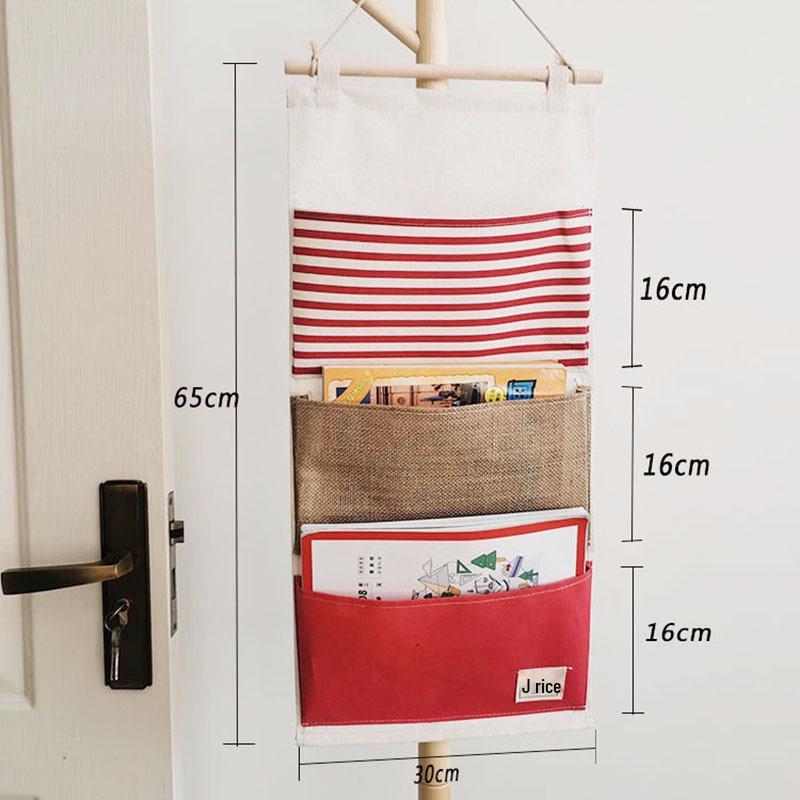 Wen'er Wandmontierte Mehrschichtige Hängeaufbewahrungstasche für Studentenwohnheime