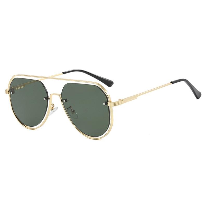 Fashion Pilot Sunglasses Women Oval Vintage Brand Designer Square Men Sun Glasses Shades Female Eyewear Anti-Glare Uv400