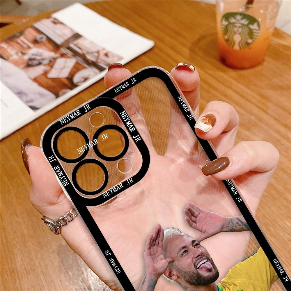 Football C-CR-7 N-Neymar 10 Clear Phone Case For Infinix TECNO POVA 2 4 3 5 SMART 6 7 8 NOTE 10 12 30 30I 40 50 CAMON 19 20 Case
