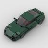 Compatible LEGO Sports Car Model: Eight-Grid Racing Building Blocks for Boys