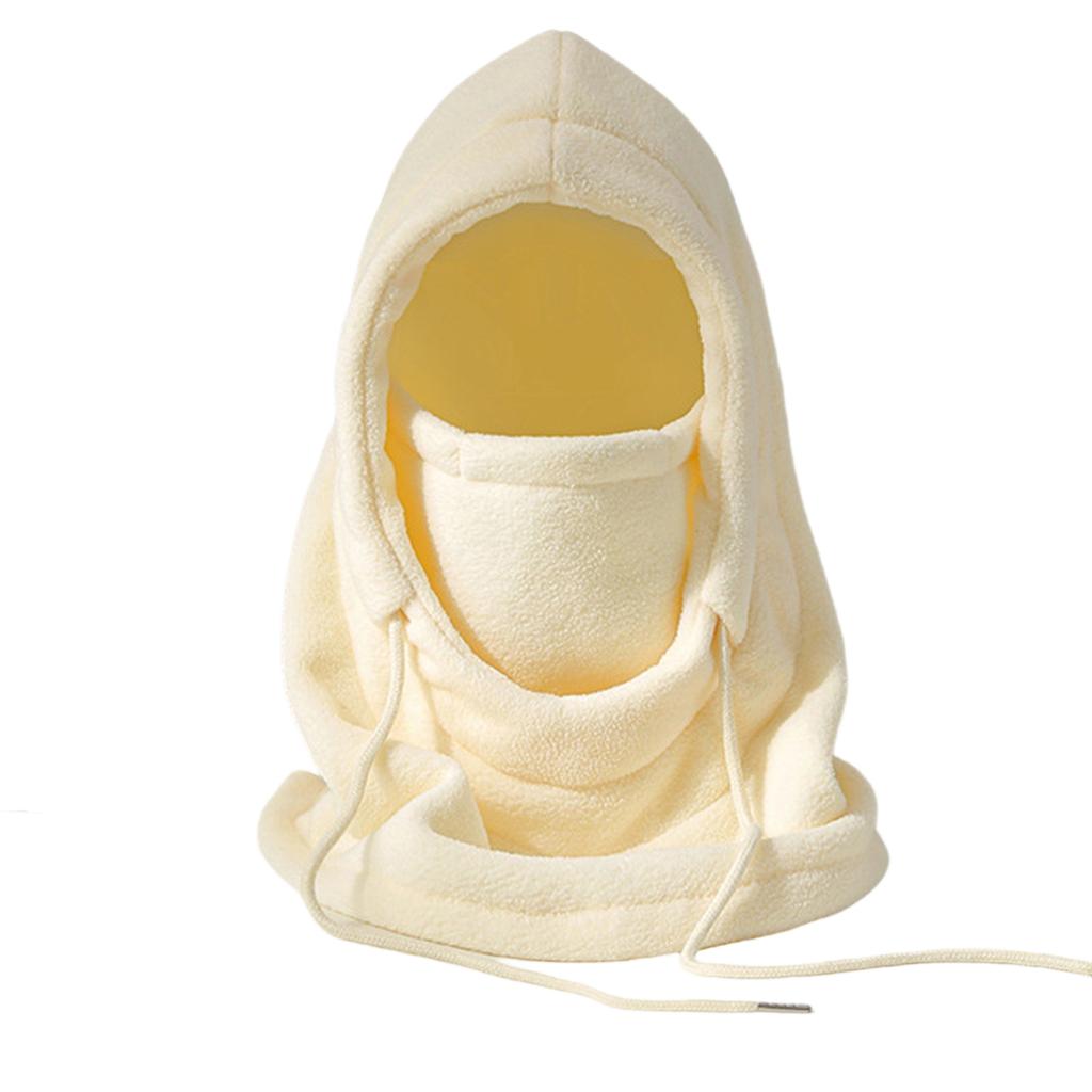 Ladies' Warm Face Mask, Cycling Ski Hat, Scarf Mask, Integrated Windproof And Cold Proof, With Thick Velvet Insulation Head Cover