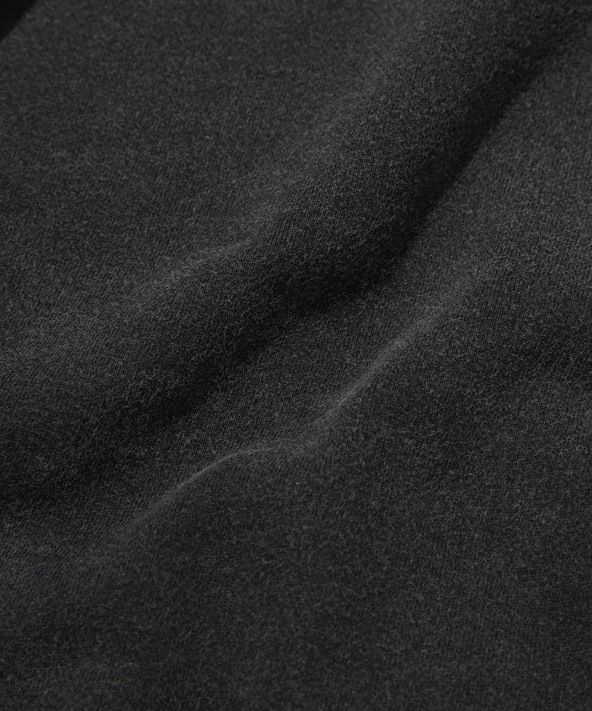 Wildleder Cropped Gewaschen Kapuze Reißverschluss [Wasch Schwarz]