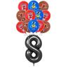 FNAF Five Nights Freddyed Geburtstagsfeier Dekorationen Luftballons Teller Banner Geschirr Set für Babyparty Gastgeschenke Kinder Geschenke