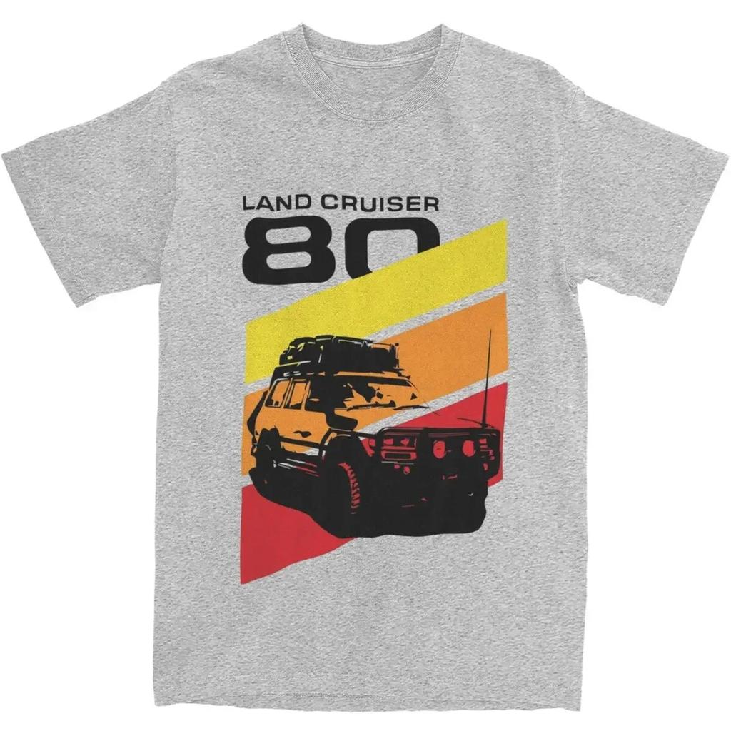 Accessories Unisex Cotton Land Cruiser 80 Off Road Tee Shirt Short Sleeve Clothing Overlanding 80 Series Landcruiser T Shirt X