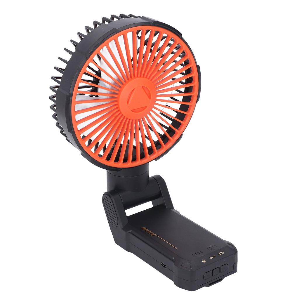 5-Zoll-Clip-Ventilator 5200mAh Batteriebetrieben USB-Ausgang Kühlventilator für Zuhause Outdoor Büro 4 Geschwindigkeiten