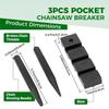 Chainsaw Chain Breaker Rivet Splitter Repair Tool Labor Saving Design Fits 1/4" to .404" Saw Chains for Outdoor Cutting Work
