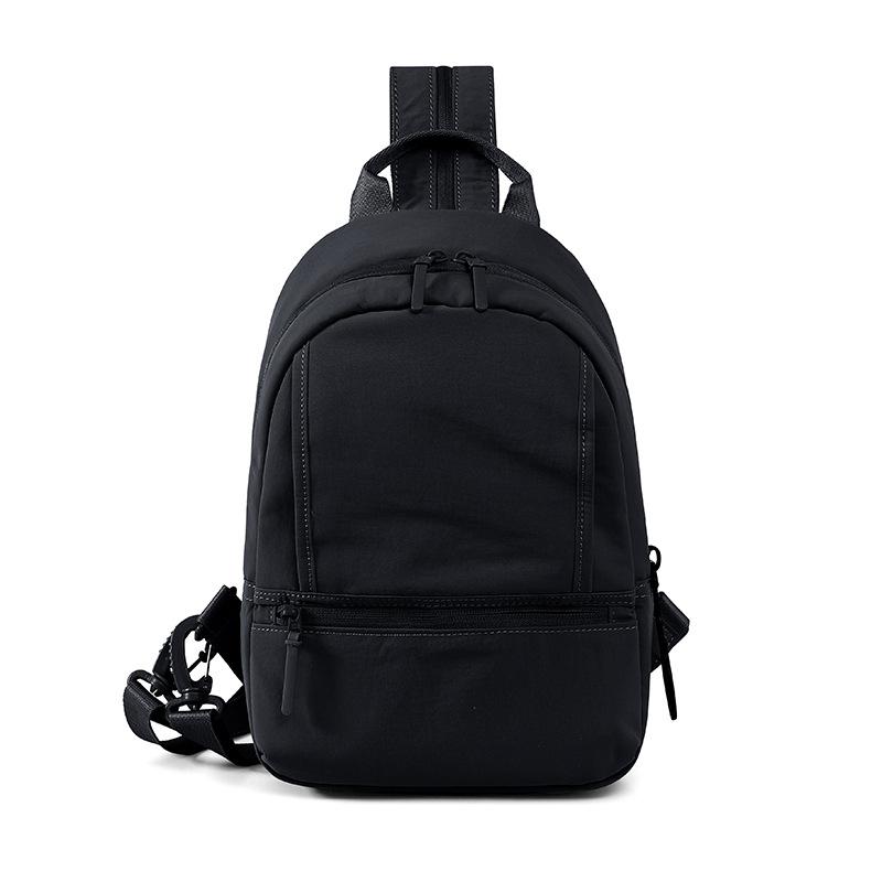 Men s Crossbody Bag Large Capacity Backpack Multi-functional Water-repellent Chest Bag