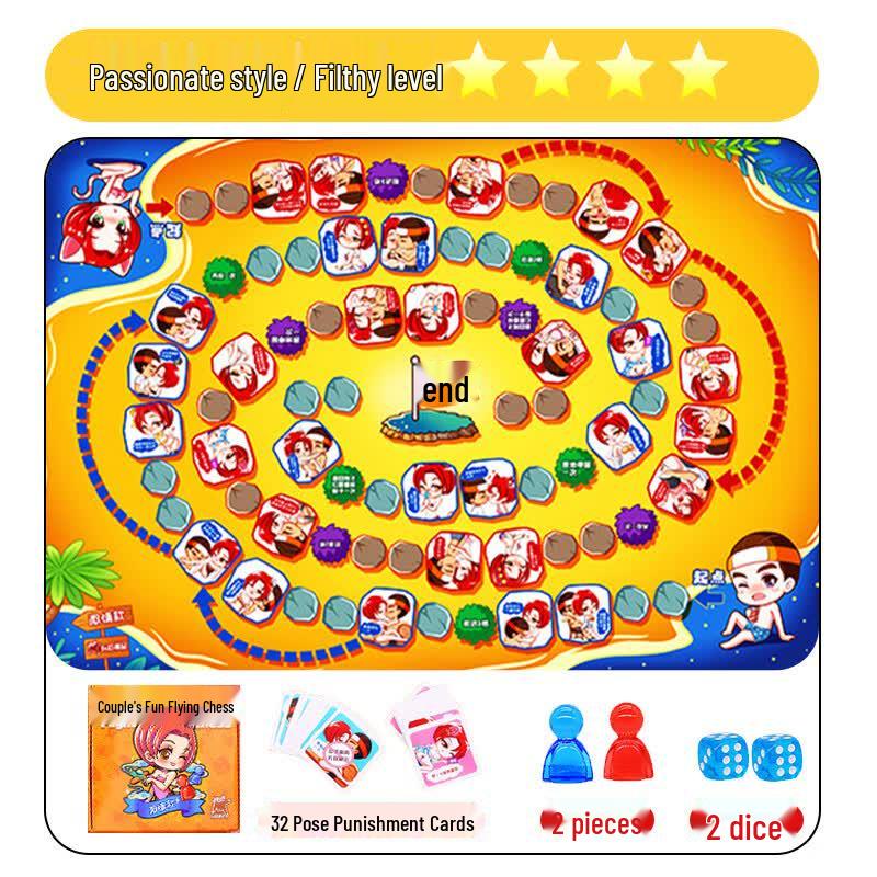 Adult Erotic Board & Card Games Set