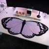 Decoration Butterfly Shape Butterfly Deskmat Wear-resistant Anti Slip Butterfly Mouse Pads Desk Protector Home
