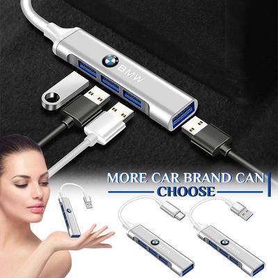Type-C - USB Adaptörü Çok Portlu Dağıtıcı Hub BMW F20 F40 F22 F30 E90 F32 F10 F06 F07 F46 M3 M4 M5 E60 Z4 G20 İçin