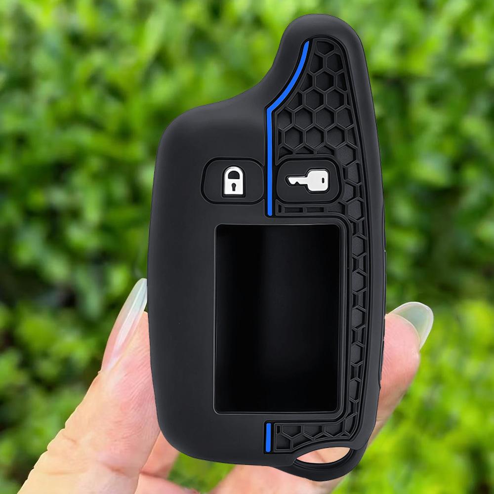 

New Styles Keychain For TW9010 Silicone Case For Russian 2-way Alarm System Alarm Key Fob For Tomahawk TW9010 9010