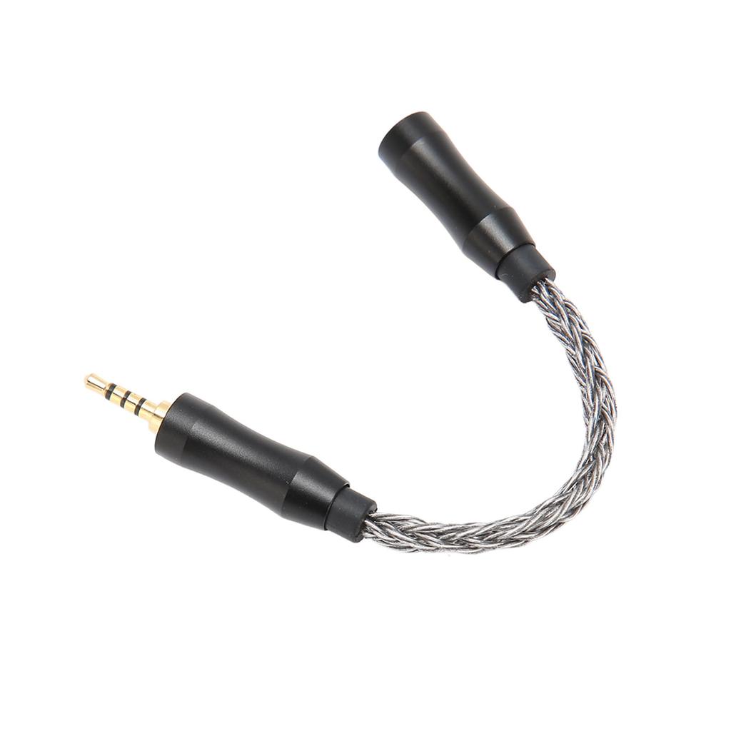 3.5mm to 2.5mm Sound Cable Female to Male Single Crystal Copper Core 8 Strands Lossless Sound
