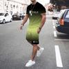 Summer 2026 new men's suit with letter prints, casual, fashionable, comfortable