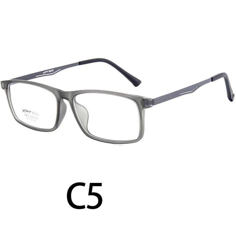 Big Size Eyeglass Man Square Eyewear 2023 TR90 Super Light Comfortable Black Optical Prescription Glasses Woman Free Shipping