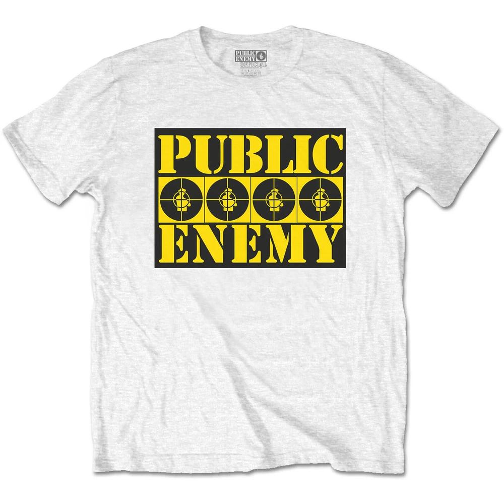 Public Enemy Unisex Tshirt Four Logos S
