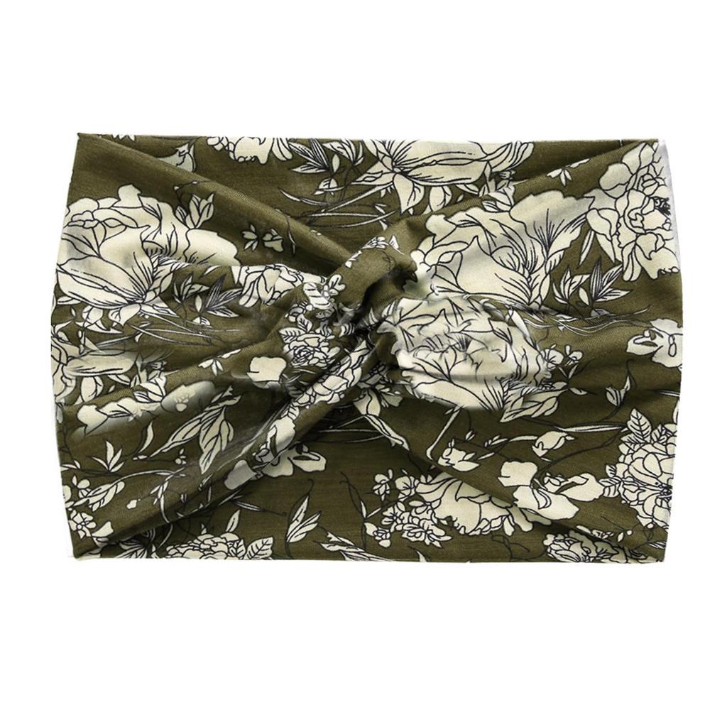 Women's Elastic Cross Super Wide Headband for Yoga, Running, and Sports