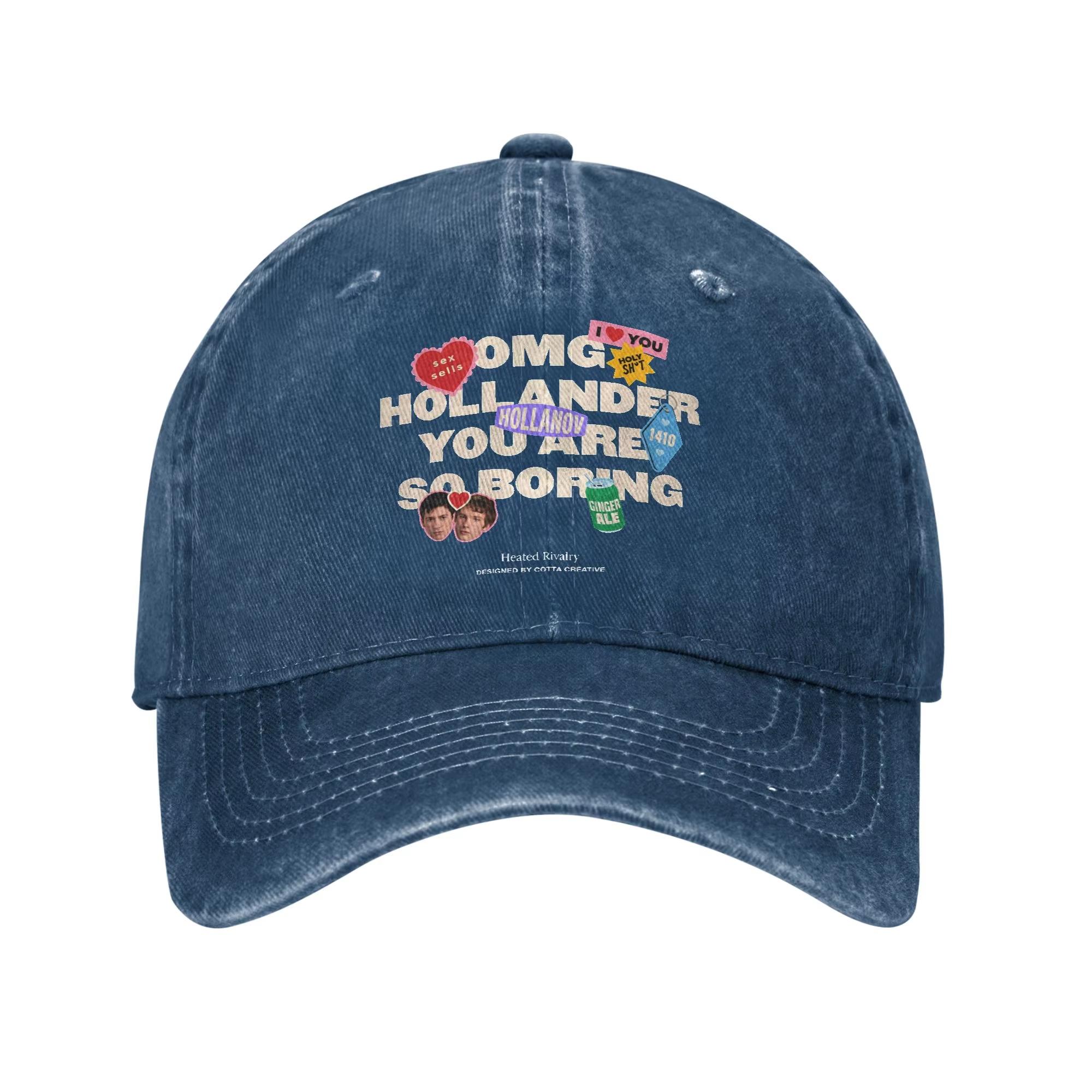 New Vintage Washed Black Baseball Cap with Slogan Print Casual Streetwear Hat Adjustable& 8Y