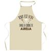 Planetee Apron Everything Is Good In AURELIA's Kitchen | Original Name Gift for Cook | Protective Clothing Blouse