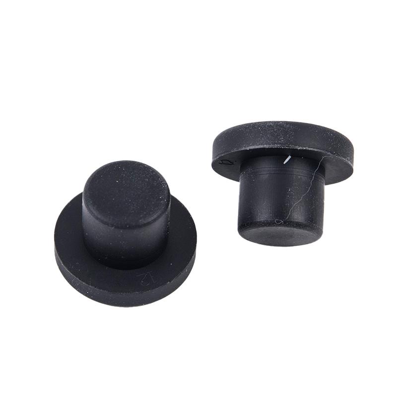 Solid Rubber Hole Caps 10Pcs 3-12mm Flexible High Temperature Plugs for Sealing Metal Plastic Holes Industrial Use